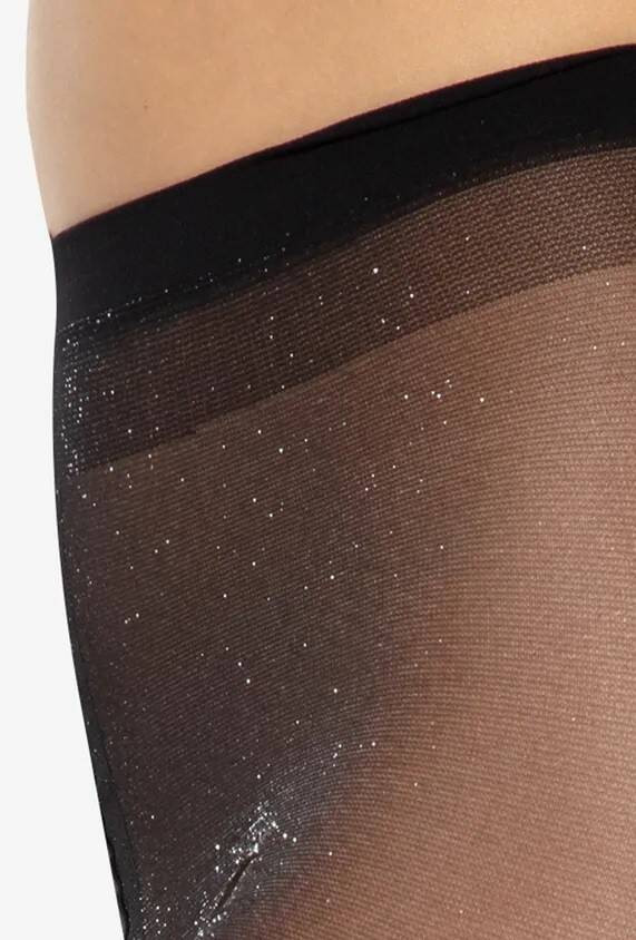 Rajstopy Nais Lurex 20 Den - nero.silver