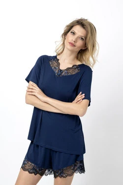 Piżama OH!ZUZA N&D 3708 - ciemny niebieski