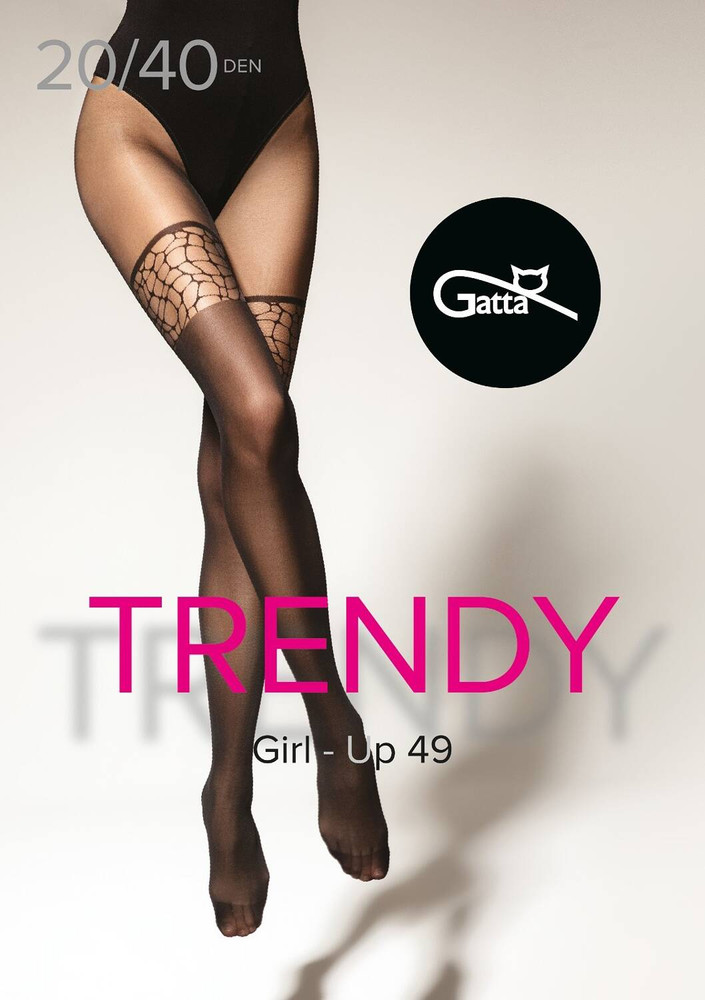 Rajstopy Girl Up W.49 - nero