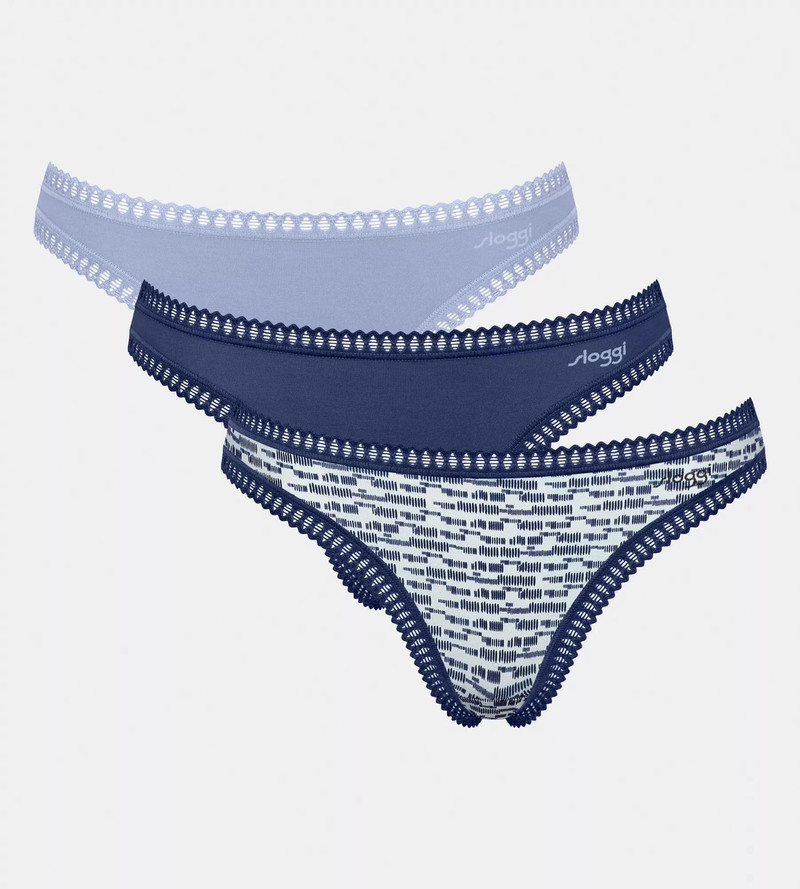 Sloggi majtki Go Crush String C3P - 3 pary