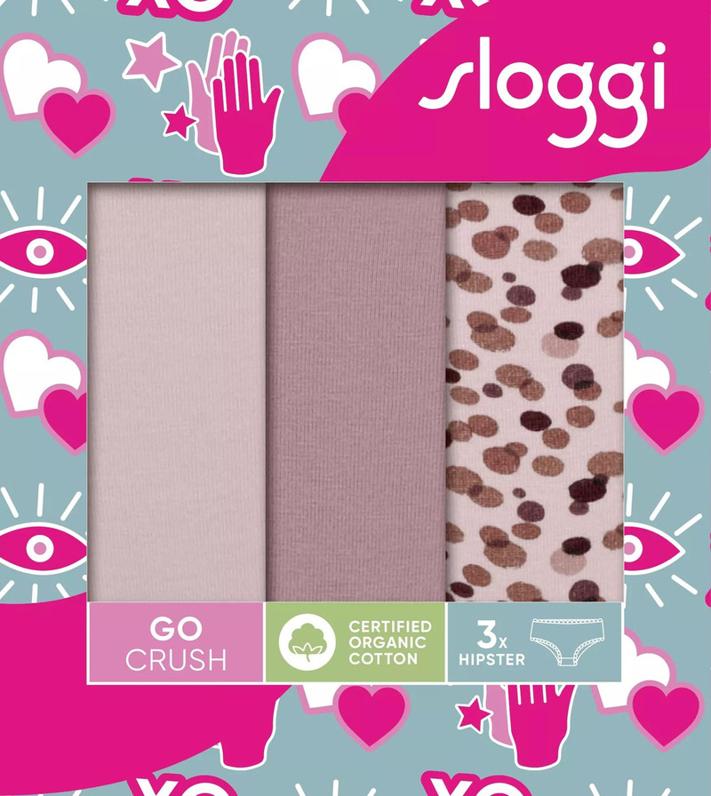 Sloggi majtki Go Crush Hipster C3P - 3 pary