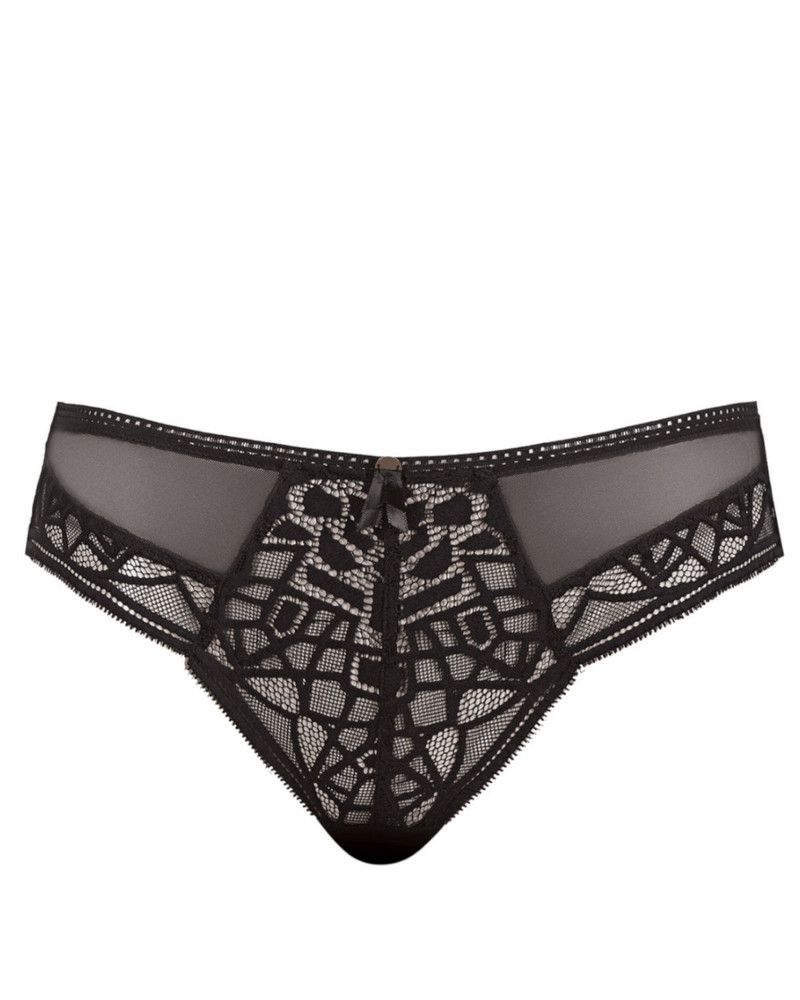 Soiree Lace figi - czarne