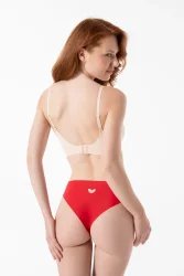 Figi heart simple brazil - czerwone