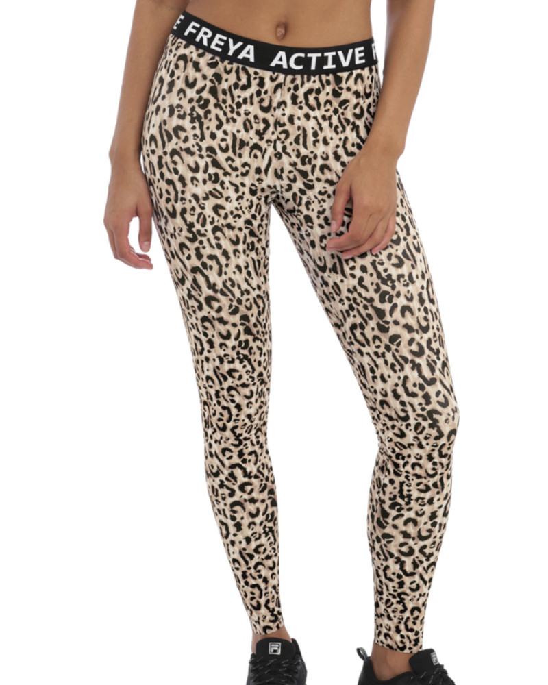 Freya Power Sculpt 2.0 legginsy sportowe - panterkowe