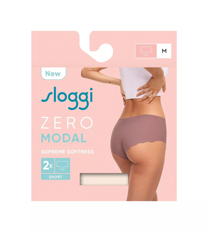 Sloggi majtki Zero Modal 2.0 Short 2P - 2 pary