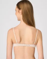 Key My First Bra TBM 122 gładki biustonosz dla nastolatek bez fiszbin - beżowy