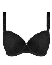 Ana biustonosz half-cup - czarny