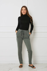 Bluzka damska - plus size z półgolfem OH!ZUZA N&D H24T - czarna