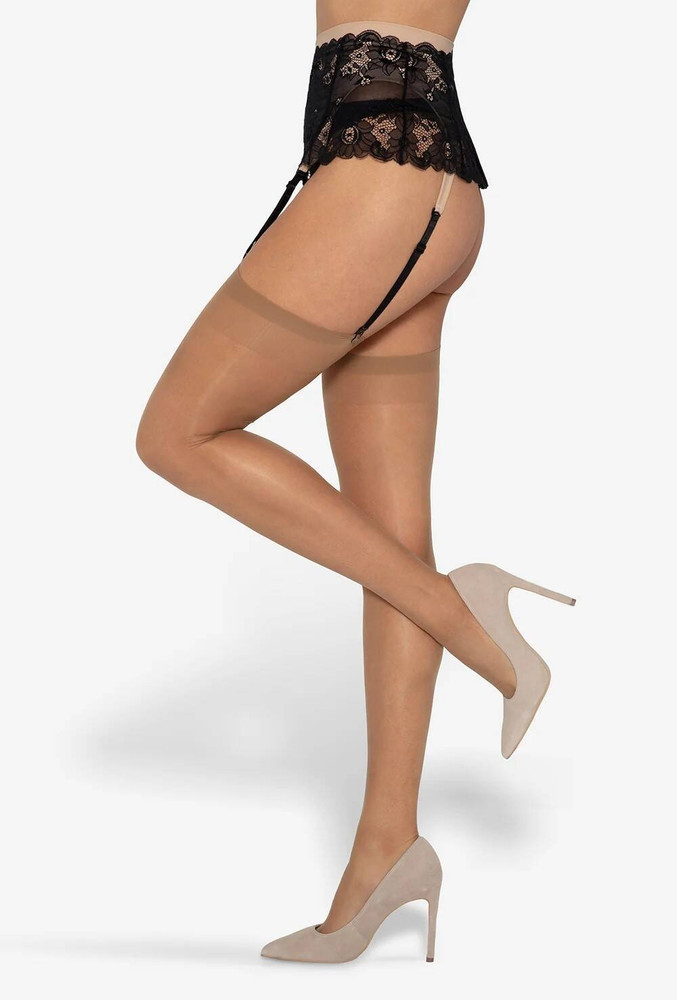 Pończochy Kelly Stretch Do Paska - beige