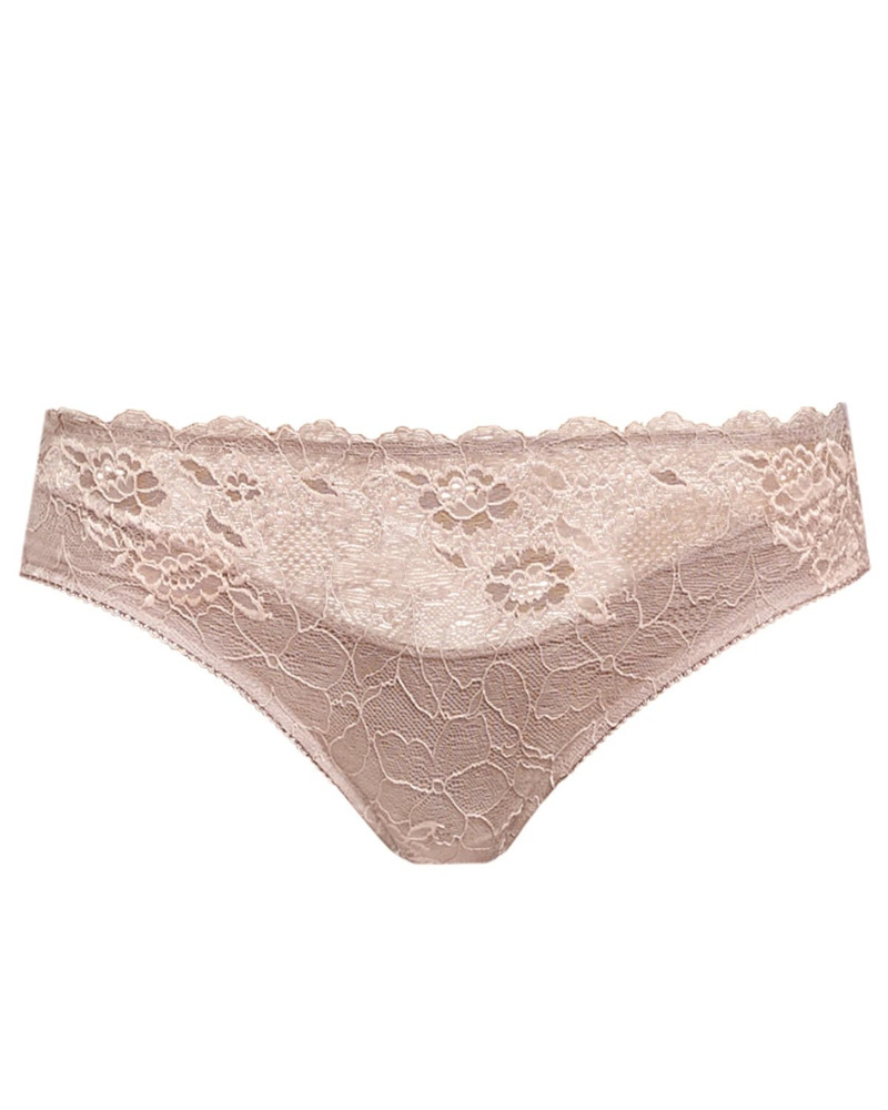 Lace Perfection figi - pudrowy róż