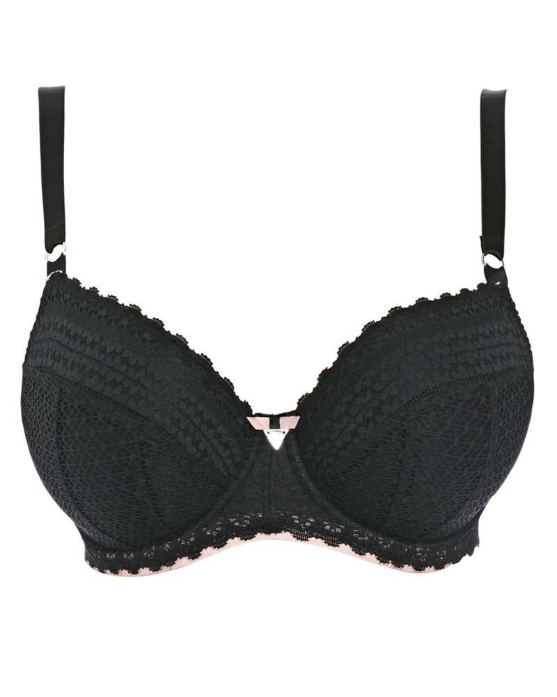 Freya Daisy Lace biustonosz half-cup - czarny