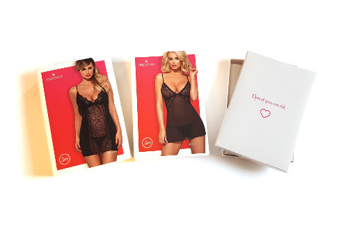 810-BAB-2 babydoll biały Obsessive