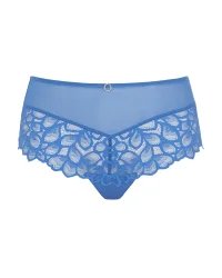 Allure majtki z wysokim stanem - niebieskie - Panache