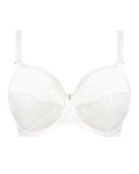 Fusion Lace biustonosz koronkowy full cup - biały