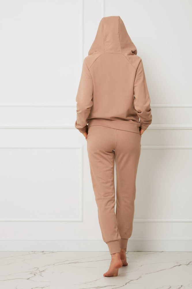 Bluza damska - plus size z kapturem bawełniana OH!ZUZA N&D H10 - beżowa