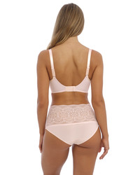 Lace Ease figi z wysokim stanem - różowe ONE SIZE