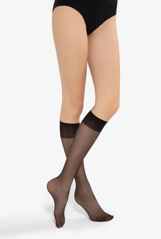 Podkolanówki Avi Lycra - beige
